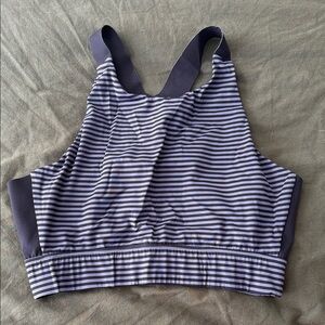 Varley Striped Sports Bra